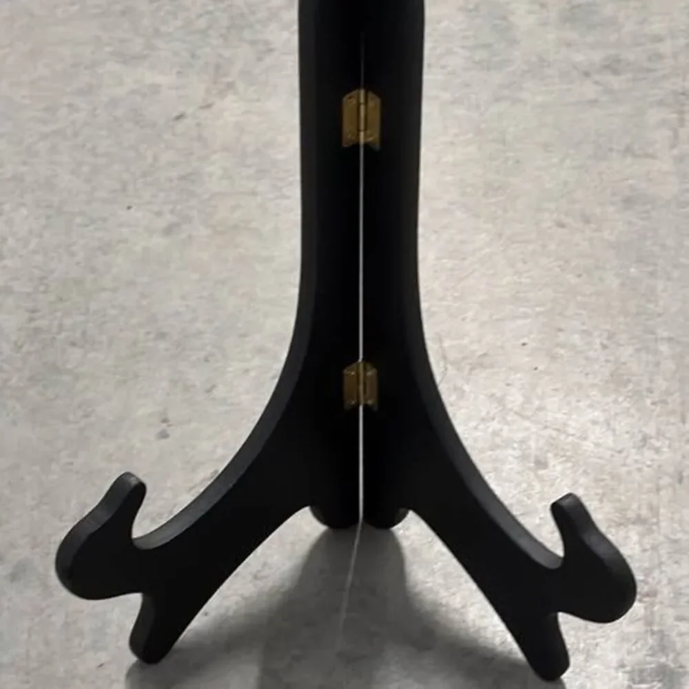 Black Wooden Display Easel Plate Stand
